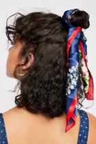 Be Mine Printed Silk Bandana By Pretty Persuasions At Free People